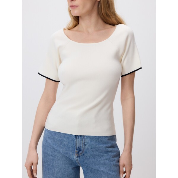 Reserved Sweter z krótkim rękawem 757IP-01X