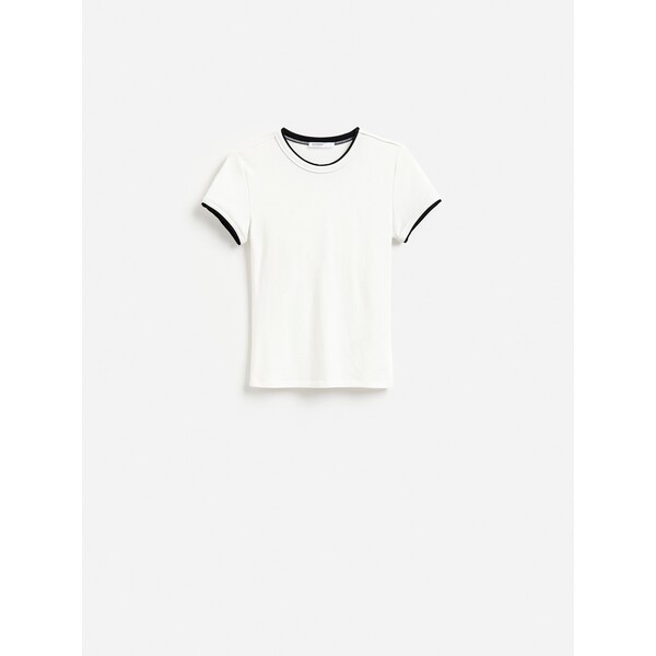 Reserved T-shirt z modalem 514KL-00X