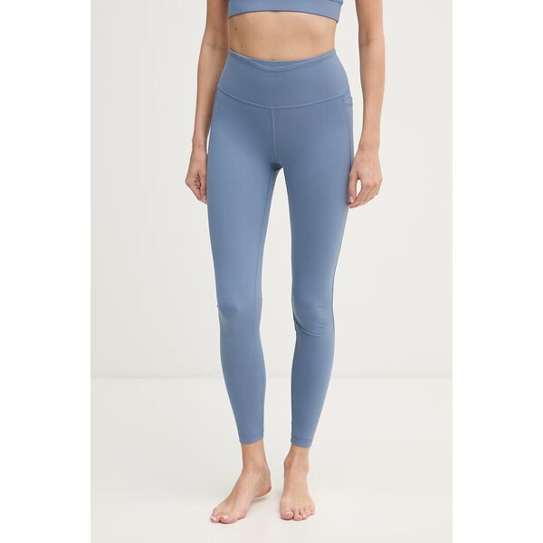 Sweaty Betty legginsy do jogi damskie Studio  niebieskie low waist SB04206