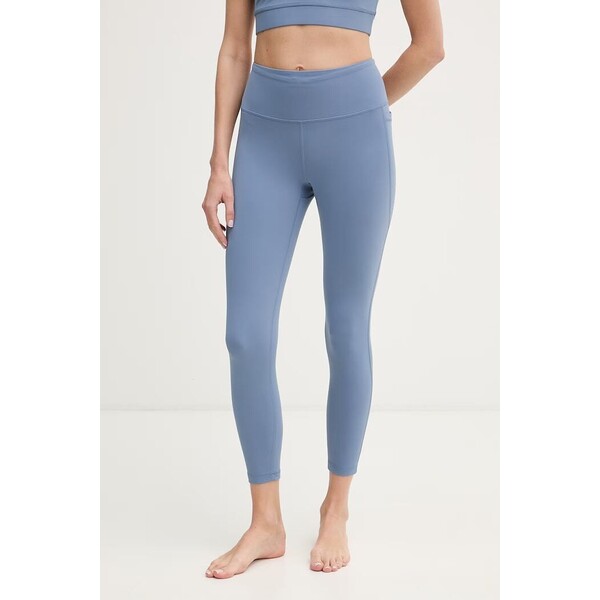 Sweaty Betty legginsy do jogi damskie Studio  niebieskie high waist SB04204