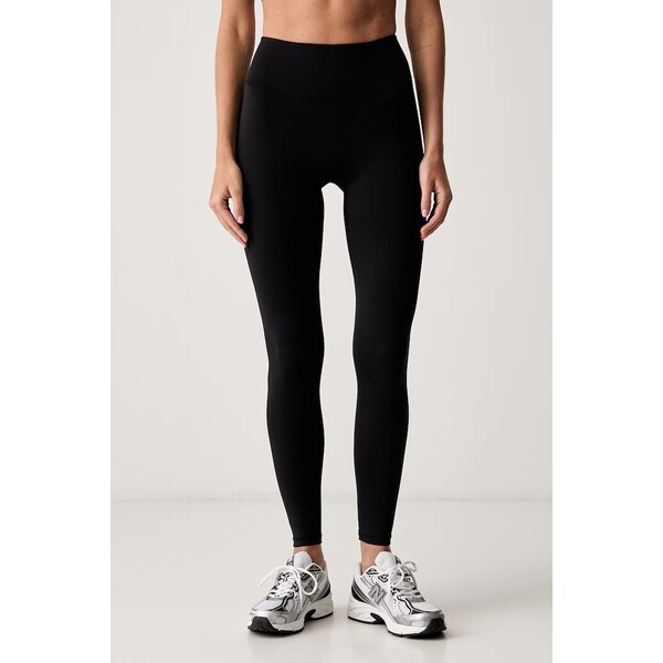 Le Privé legginsy damskie AIRFIT LEGGINS  czarne regular waist LP00727