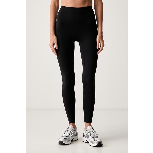 Le Privé legginsy damskie COMFORT LEGGINS  czarne regular waist LP00718
