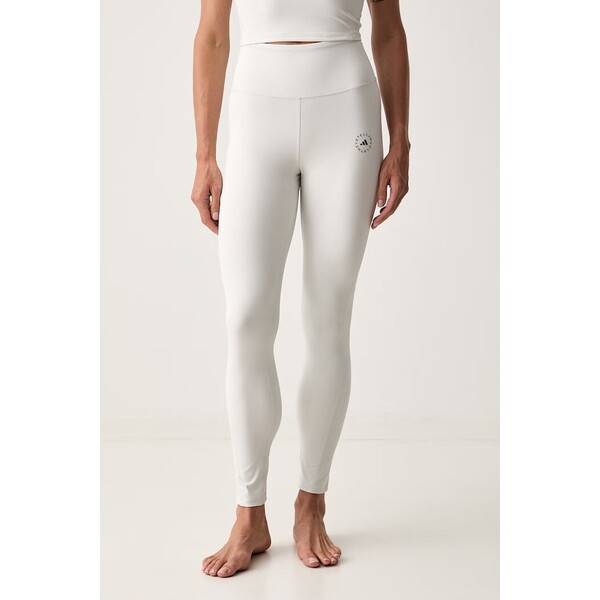 adidas by Stella McCartney legginsy do jogi damskie  szare high waist KR6212