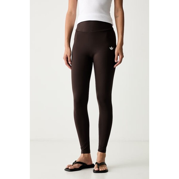 adidas Originals legginsy damskie Essentials  brązowe high waist KV9150