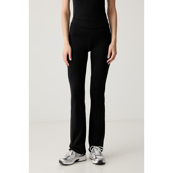 Guess legginsy damskie LOTUS  czarne high waist V6YB24 K4713 V6YB24.K4713
