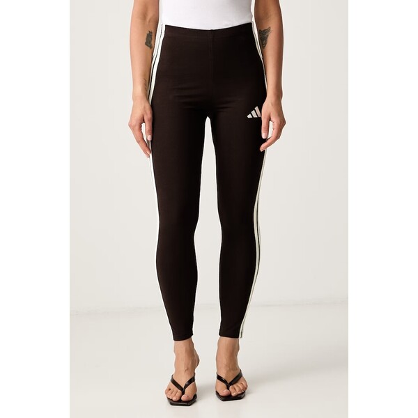 adidas legginsy damskie Essentials  brązowe high waist KS6286