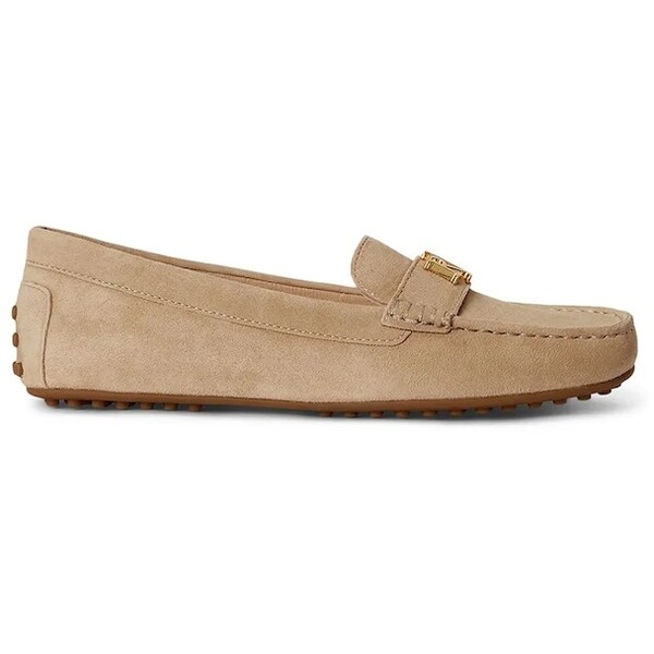 Lauren Ralph Lauren mokasyny damskie zamszowe Barnsbury  beżowe 802821629035 802821629035.270