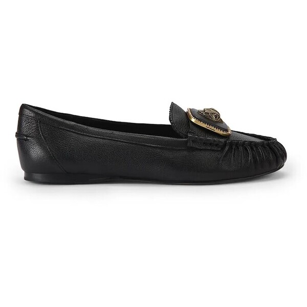 Kurt Geiger London mokasyny damskie skórzane Pimlico Moccasin Black Leather  czarne 5596300109