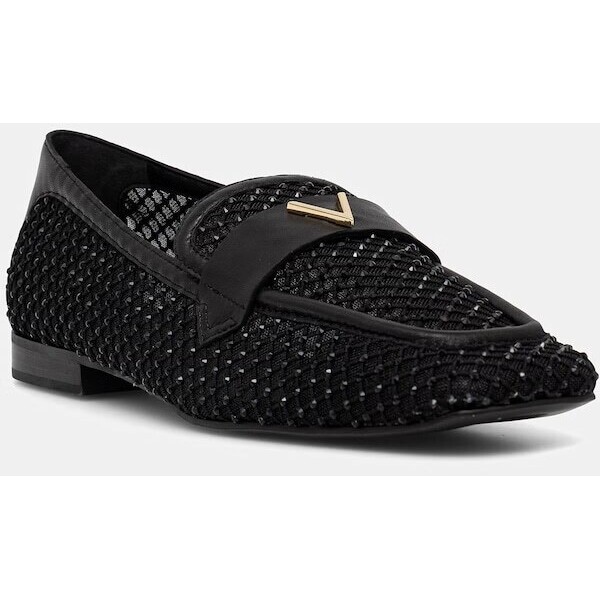 Valentino mokasyny damskie CRYSTAL  czarne 91C4602STRS 91C4602STRS.BLACK