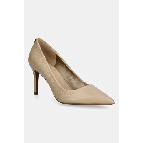 MICHAEL Michael Kors szpilki skórzane Alina Flex Pump  beżowe 40T6HNMP1L.156