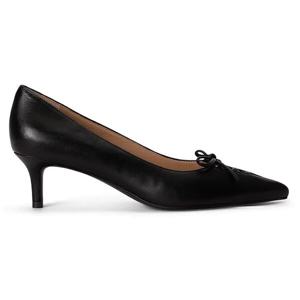 Lauren Ralph Lauren szpilki skórzane Adrienne  czarne 802P06371001 802P06371001.001