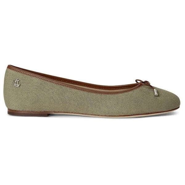 Lauren Ralph Lauren baleriny Jayna  zielone 802P15828001 802P15828001.999