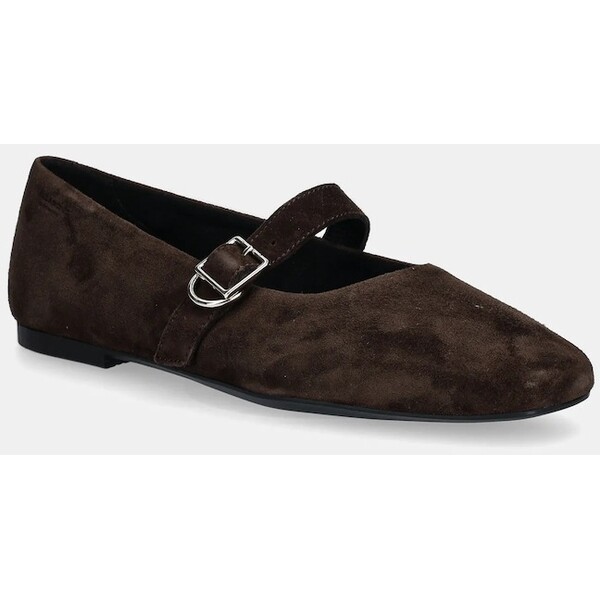 Vagabond Shoemakers baleriny zamszowe JOLIN  kolor brązowy 5608-040-32 5608.040.32