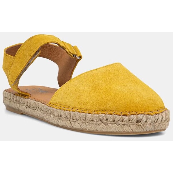 Fly London espadryle damskie zamszowe CANY581FLY  żółte P801581003