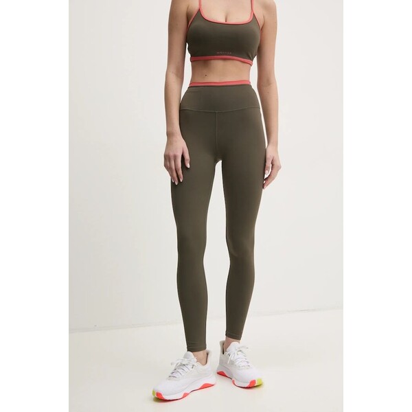 P.E Nation legginsy sportowe damskie Vita  zielone high waist 243G343