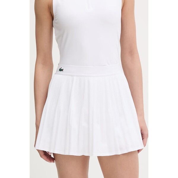 Lacoste spódnica  biała gładka JF9990