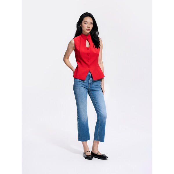 Reserved Jeansy flare cropped 512JX-55J