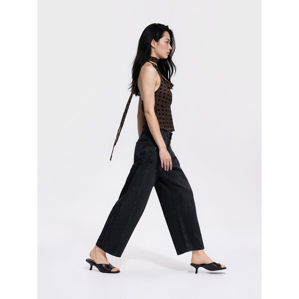 Reserved Jeansy barrel leg 058LS-99J