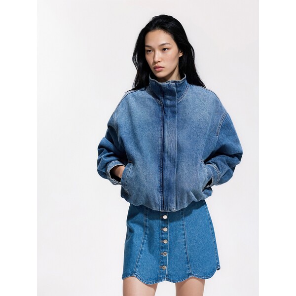 Reserved Jeansowa spódnica mini 099LS-50J