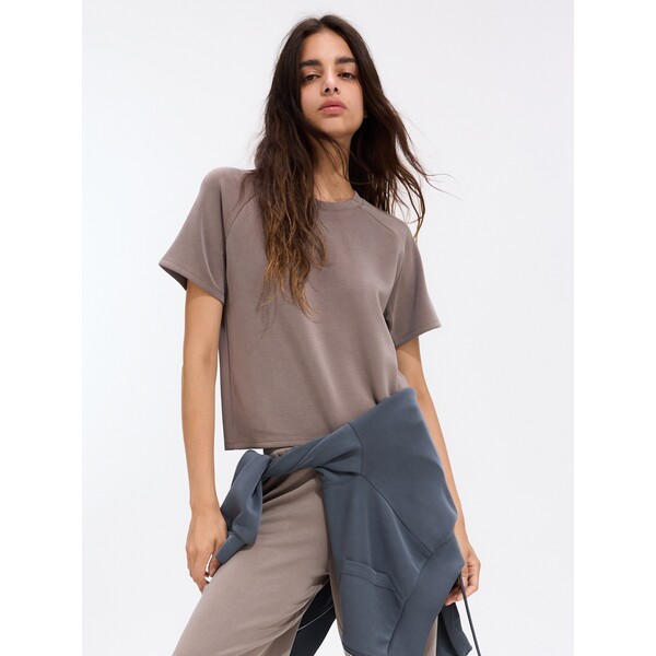 Reserved T-shirt boxy z modalem 140KF-84X