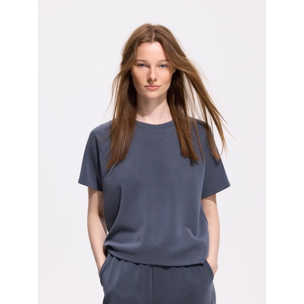 Reserved T-shirt boxy z modalem 140KF-90X