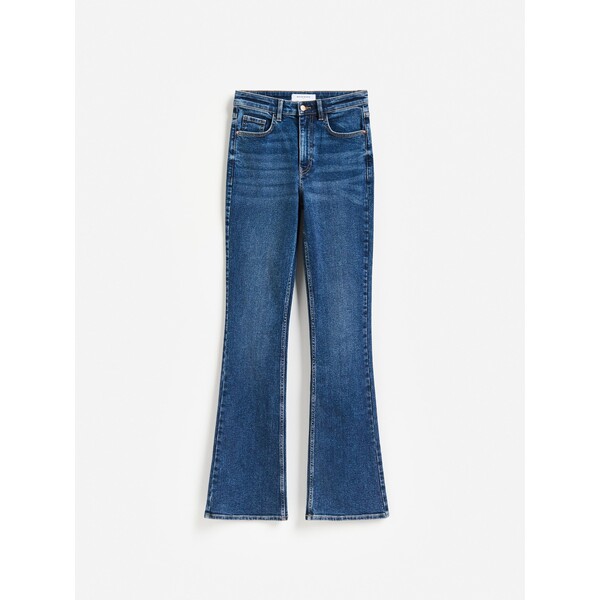 Reserved Jeansy flare z wysokim stanem 519JX-59J