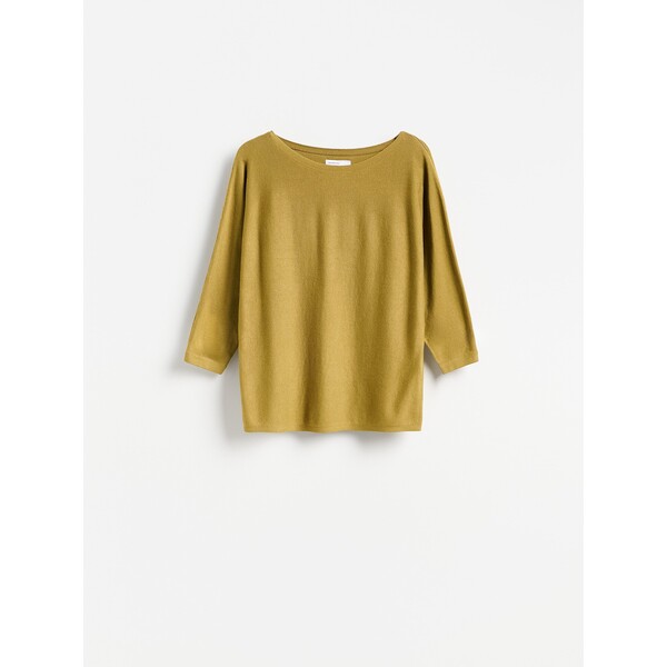Reserved Gładki sweter z wiskozą 916KL-81X
