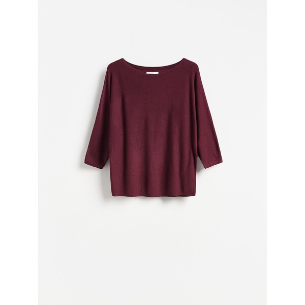 Reserved Gładki sweter z wiskozą 916KL-49X