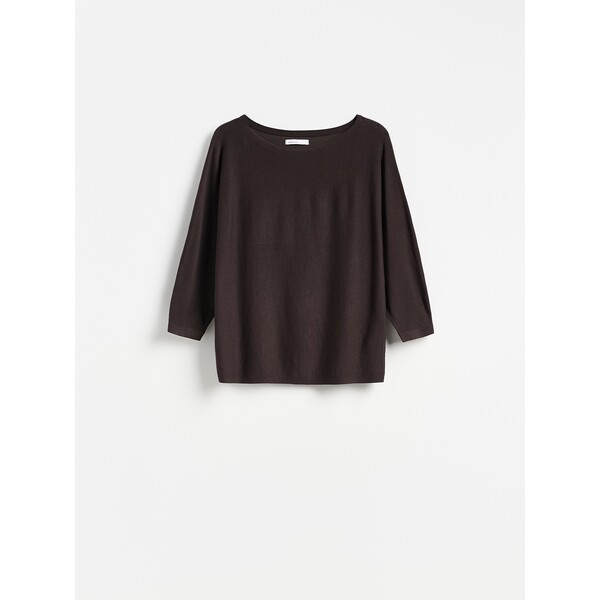 Reserved Gładki sweter z wiskozą 916KL-89X