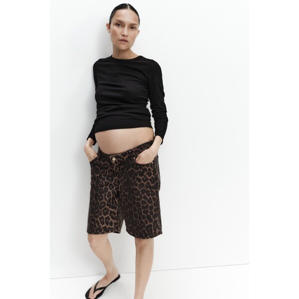 H&M MAMA Dżinsowe szorty bermudy 1341055