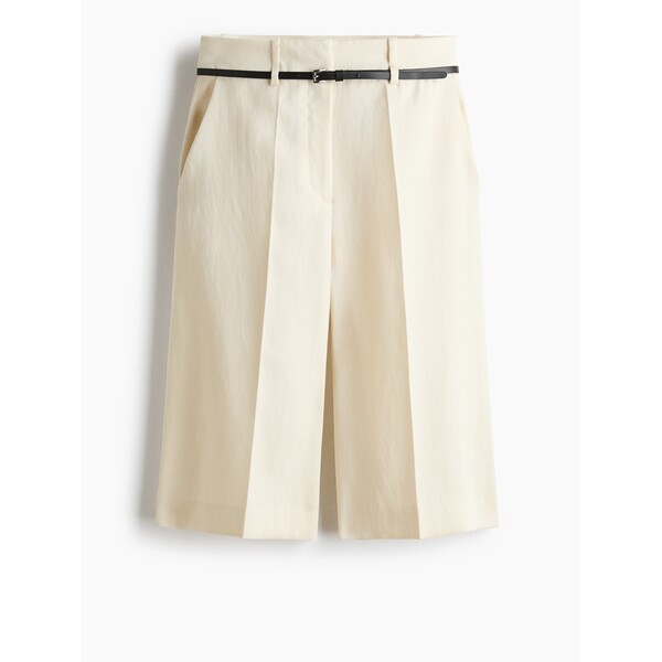 H&M Szorty bermudy z paskiem 1347514