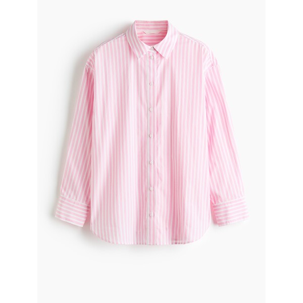 H&M Popelinowa koszula oversize 1297196