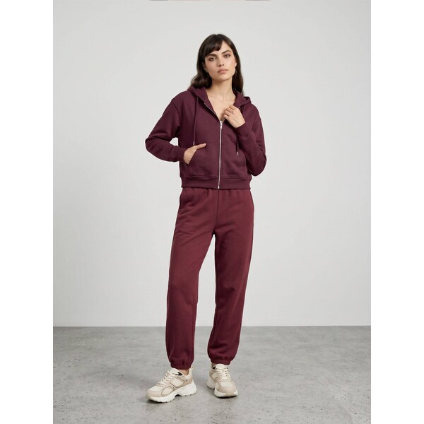 Sinsay Dresowa rozpinana bluza z kapturem 484KJ-93X