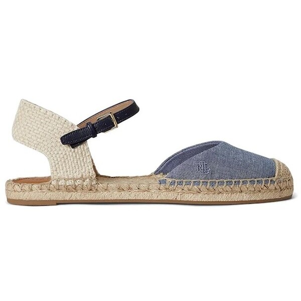 Lauren Ralph Lauren espadryle damskie Robby Flat  niebieskie 802P10637001 802P10637001.400