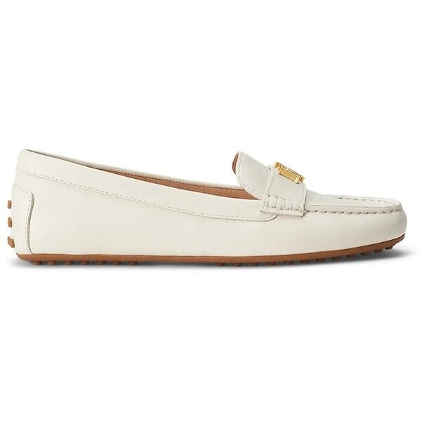 Lauren Ralph Lauren mokasyny damskie skórzane Barnsbury  beżowe 802852847025 802852847025.100