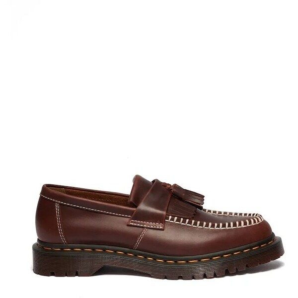 Dr. Martens mokasyny skórzane Adrian Ben Tassel Loafer  brązowe DM42849200