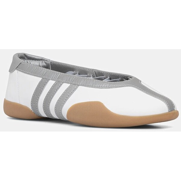 adidas Originals baleriny skórzane Taekwondo Mei Ballet W  kolor biały JQ6438