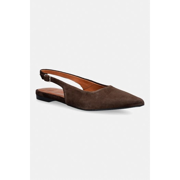Vagabond Shoemakers baleriny zamszowe HERMINE  brązowe 5733-140-14 5733.140.14