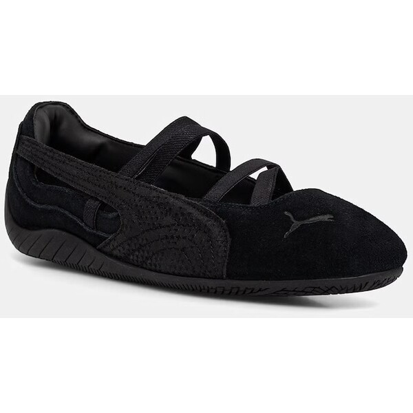 Puma baleriny zamszowe Speedcat Ballet Python  czarne 407706