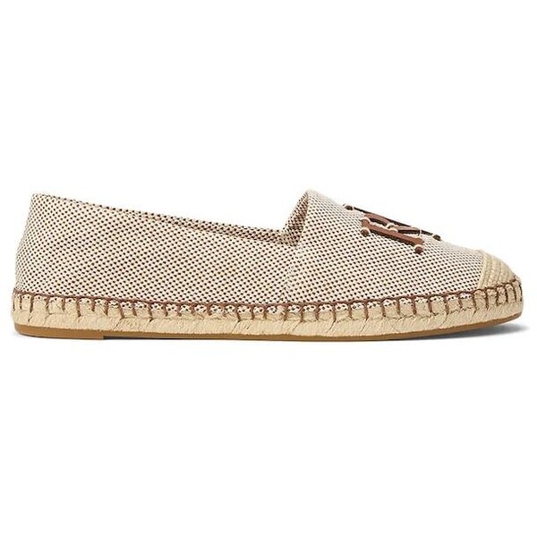 Lauren Ralph Lauren espadryle damskie Cameryn Logo  brązowe 802P09065002 802P09065002.250