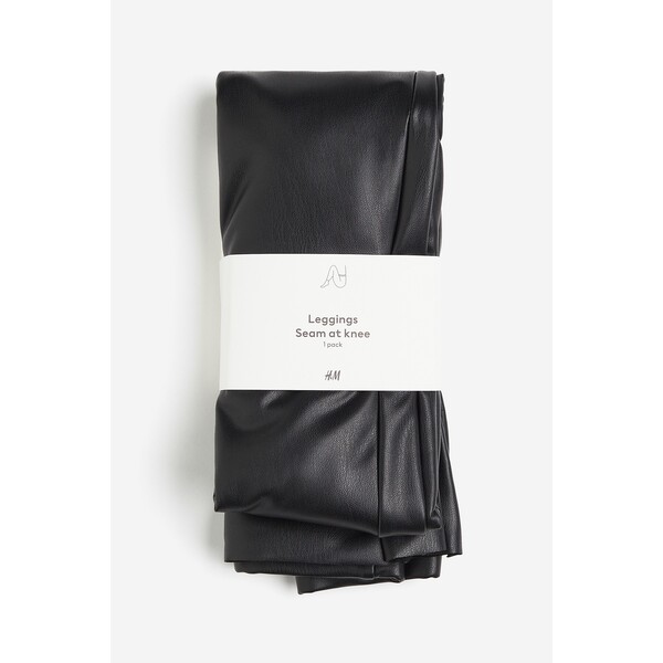 H&M Powlekane legginsy 1192695