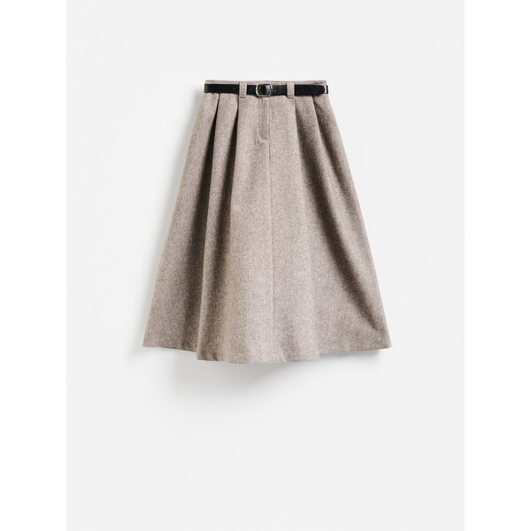 Reserved Spódnica midi z wełną 207KR-80X