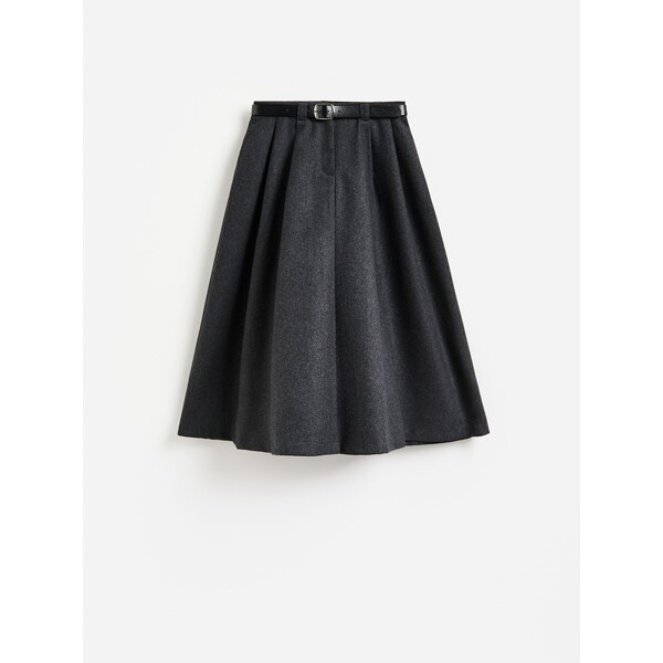 Reserved Spódnica midi z wełną 207KR-85X