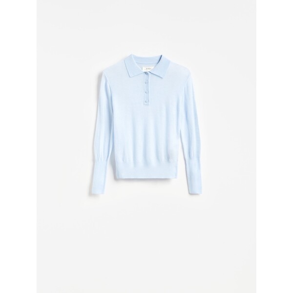 Reserved Wełniany sweter polo 699KO-05X