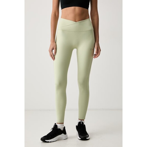 Nike legginsy sportowe damskie One  zielone high waist IO1293.371