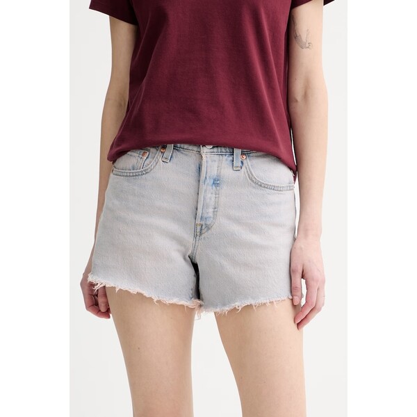 Levi's szorty damskie jeansowe 501® CURVE  różowe high waist 005DP