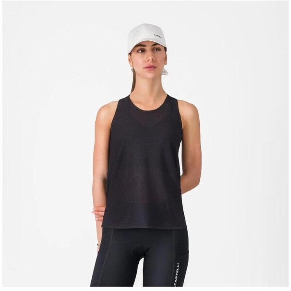 CASTELLI COMFORT TRAVEL Kolarski bezrękawnik - czarny