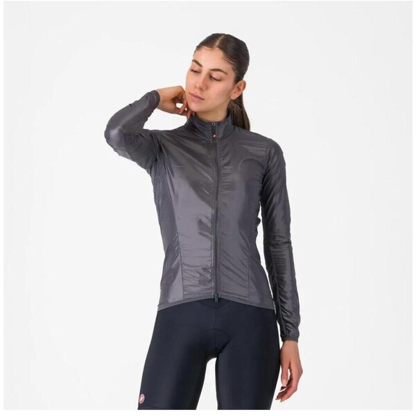 CASTELLI ARIA SHELL 2 W Kolarska kurtka przeciwwiatrowa - szary