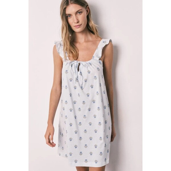 women'secret koszula nocna damska bawełniana  biała 4363639