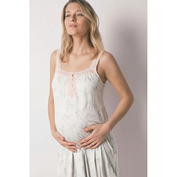 women'secret koszula nocna damska z modalem  beżowa 3633454